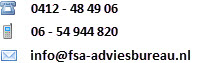 neem contact op met FSA Adviesbureau voor administraties, taxateur en advisering